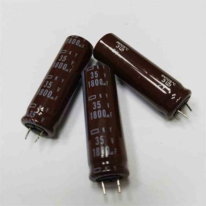 1800MF 35V 12.5x40 NİPPON K.AYAK ELKO KONDANSATÖR resmi