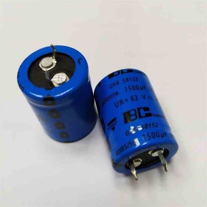 1500MF 63V 22x30 85 BC ELKO KONDANSATÖR resmi