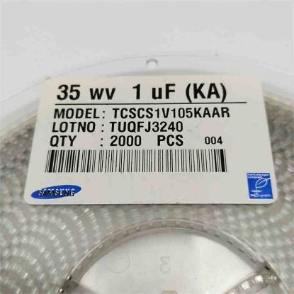 TCSCS1V105KAAR 1MF 35V A SAMSUNG TANTAL KONDANSATÖR resmi