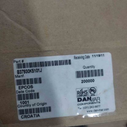 B37930K5101J60 100PF 50V 603 COG EPCOS SMD SERAMİK KONDANSATÖR resmi