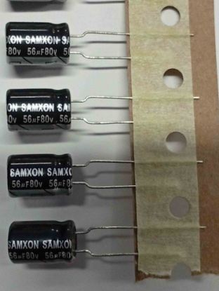 CAP-EL-RAD56U-20-80-LS5 56MF 80V  ELKO KONDANSATÖR resmi
