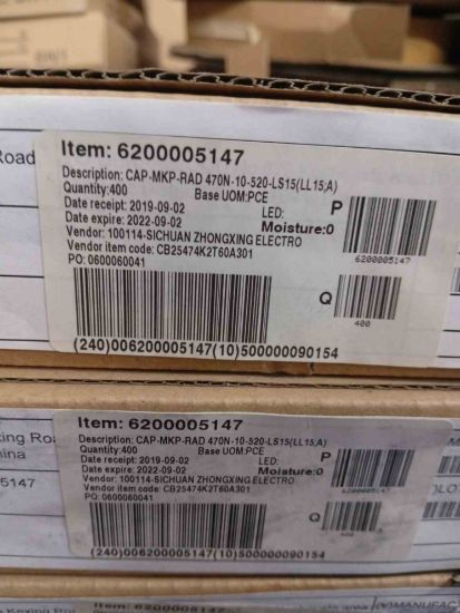 CB25474K2T60A301 470NF 520VDC 15mm TRİMER KONDANSATÖR resmi