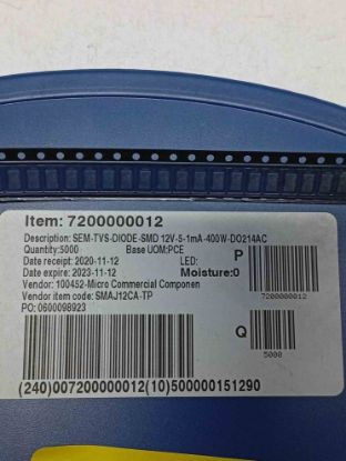 SMA12JCA-TP 12V 400W DO214AC TRİMER DİYOT resmi