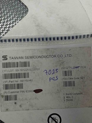 SS110LHR2 1A 100V SMD DİYOT resmi