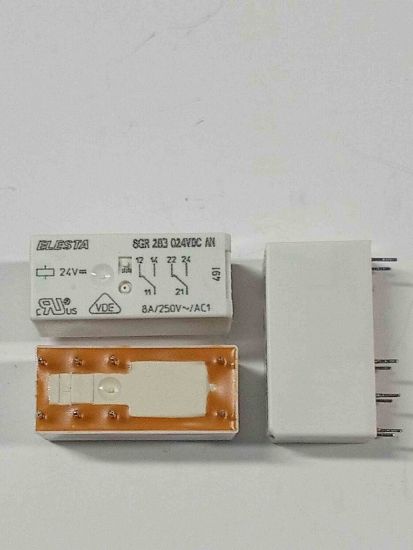 SGR 283 024VDC AN 24V 8A 2C 8PIN ELESTA GÜÇ RÖLE resmi