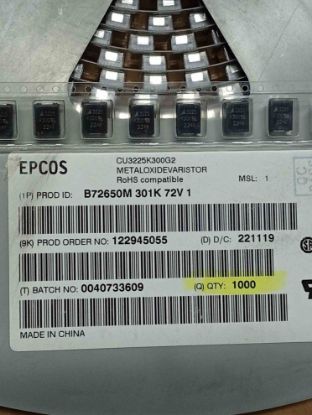 B72650M301K72V1 300VAC VARİSTÖR SMD 3225 resmi