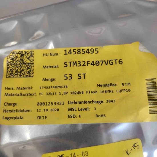 STM32F407VGT6 resmi