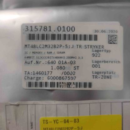 MT48LC2M32B2P-5:J   SDRAM resmi