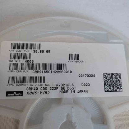 GRM2165C1H222FA01D 2.2NF 805 resmi