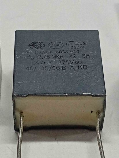 R.46 MKP X2 SH .47UF 275V KONDANSATOR resmi
