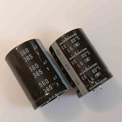 560MF 385V 35x50 NICHICON ELKO KONDANSATÖR resmi