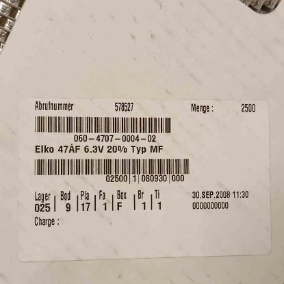 EMF6R3CDA470MD50G 47MF 6.3V 4x5 NIPPON SMD KONDANSATÖR resmi