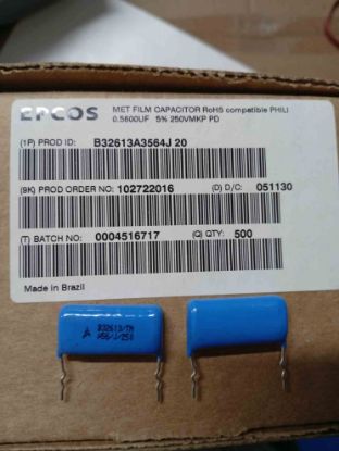 B32613A3564J20 560NF 250V MKT POLYESTER KONDANSATÖR resmi