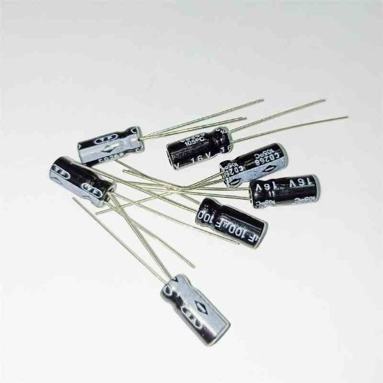 LP3718 100MF 16V 8x11 85 POLLYCONTACT ELKO KONDANSATÖR resmi