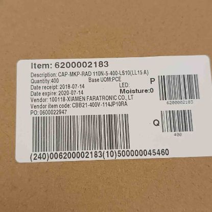 CBB21-400V-114JP10RA 110NF 400V 10mm DAMLA XIAMEN POLYESTER KONDANSATÖR resmi