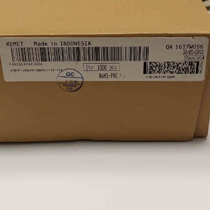 F461BE474F160A 470NF 160V 15 0.01 KEMET POLYESTER KONDANSATÖR resmi