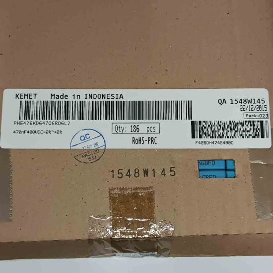 PHE426KD6470GR06L2 470NF 400V 22.5 %2 KEMET POLYESTER KONDANSATÖR resmi