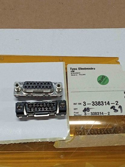 3-338314-2 15PIN DİŞİ D-SUB TYCO SOKET resmi