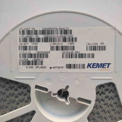 C2220C474J5GACTU  MLCC - SMD/SMT 50V 0.47uF C0G 2220 5% resmi