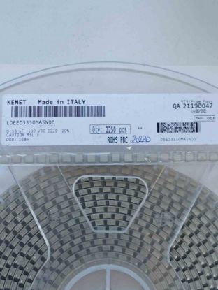 LDEED3330MA5N00 330NF 100V KEMET POLYESTER KONDANSATÖR resmi