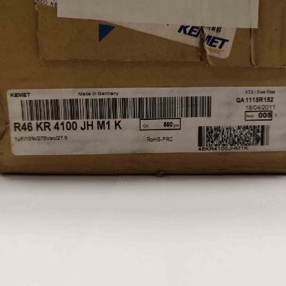 R46KR4100JHM1K 1MF 275VAC 27.5mm KEMET POLYESTER KONDANSATÖR resmi