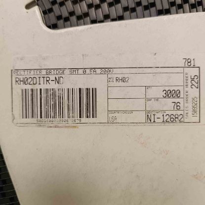 RH02-T 0.5A 200V MiniDIP-4 KÖPRÜ DİYOT resmi