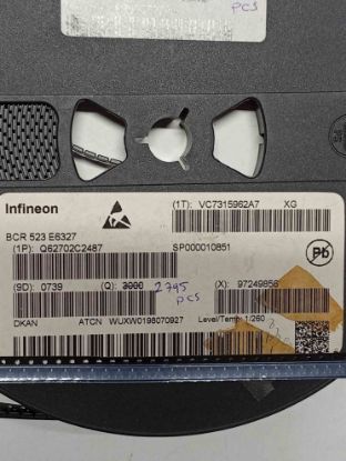 BCR523E6327 0.5A 50V SOT23 SMD TRANSİSTÖR resmi