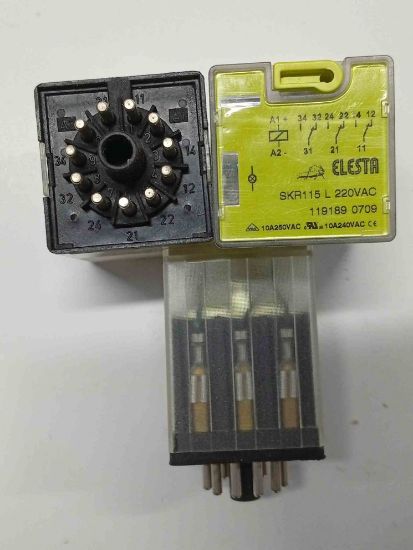 SKR115L 220V 10A 3C 11PIN ELESTA GÜÇ RÖLE resmi