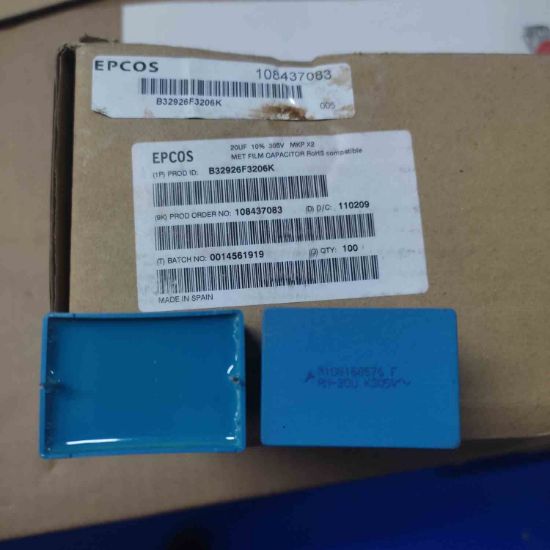 B32912A3104M506 100NF 330VAC 15mm POLYESTER KONDANSATÖR resmi