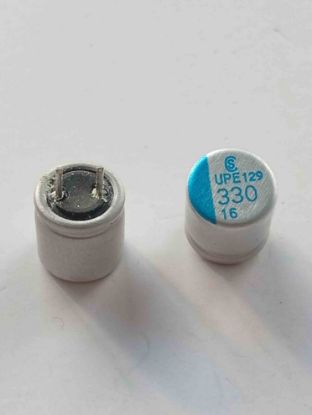 UPE129 330 16 330MF 16V ELKO KONDANSATÖR resmi