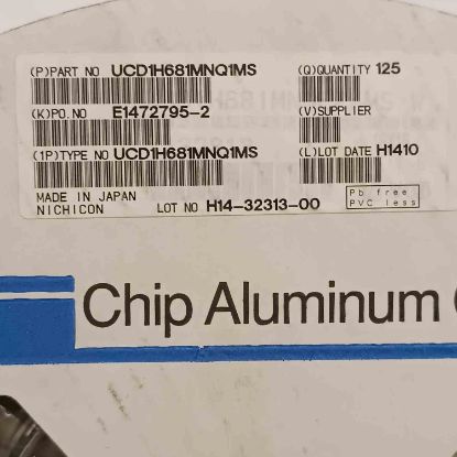 680MF 50V  16x16.5 SMD KONDANSATÖR resmi