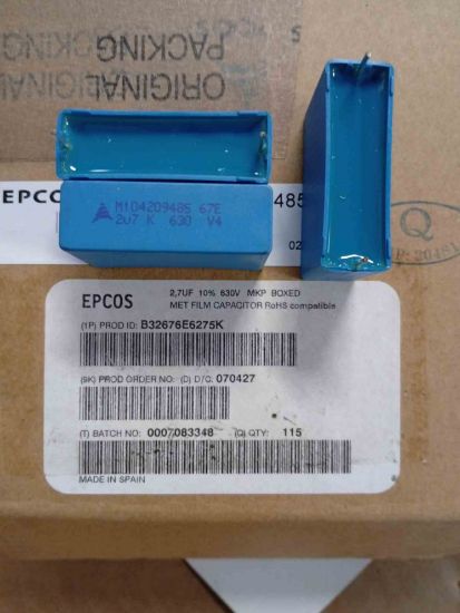 B32676E6275K 2.7MF 630V 37,5mm POLYESTER KONDANSATÖR resmi