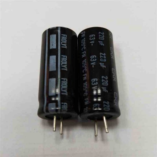 220MF 63V 12x30 105 FROLYT ELKO KONDANSATÖR resmi