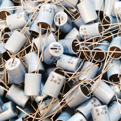 220MF 16V  8x12 BC METAL ELKO KONDANSATÖR resmi