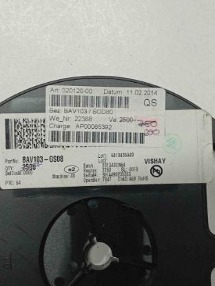 BAV103,GS08 SOD80 VISHAY SMD DİYOT resmi