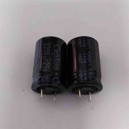 2200MF 25V 16x 25 K.AYAK CAPXON ELKO KONDANSATÖR resmi