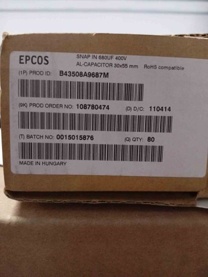 B43508A9687M 680MF 400V ELKO KONDANSATÖR resmi