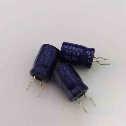 220MF 25V 8x12 85 CAPXON ELKO KONDANSATÖR resmi