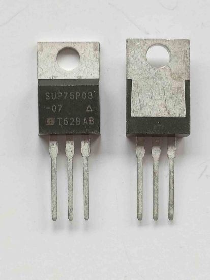 SUP75P03-07 75A 30V TO220 MOSFET TRANSİSTÖR resmi