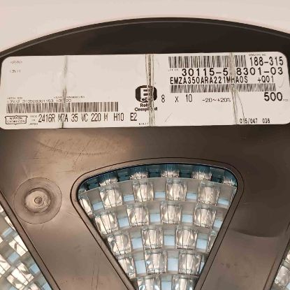 EMZA350ARA221MHAOS 220MF 35V 8x10 NIPPON SMD KONDANSATÖR resmi