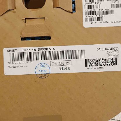 PHE426HJ5220JR17T0 22NF 250V 5 0.05 KEMET POLYESTER KONDANSATÖR resmi