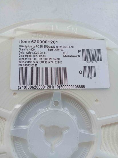 CGA3E1X7R1E224K 220NF 25V 603 TDK DİRENÇ resmi