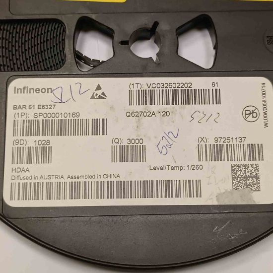 BAR61 100V 0.25A SOT143 INFINEON SMD DİYOT resmi
