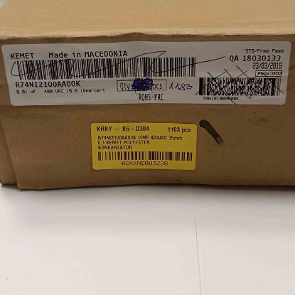 R74NI2100AA00K 10NF 400VAC 15mm 0.1 KEMET POLYESTER KONDANSATÖR resmi