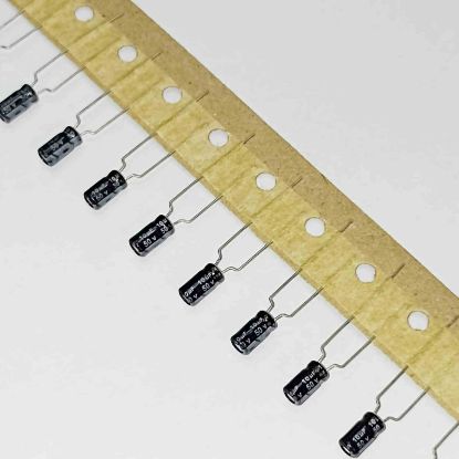 10MF 50V  4x7 105 CHANG ELKO KONDANSATÖR resmi