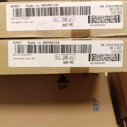 R82IC2330DQ50K 33NF 250V 5 0.1 KEMET POLYESTER KONDANSATÖR resmi