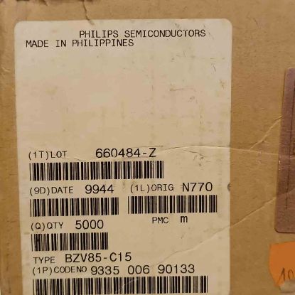 BZV85-C15 15V 1W DO41 PHILIPS ZENER DİYOT resmi