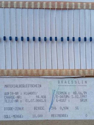 BZX 83C5V6 5.6V 0.5W ITT DİYOT resmi