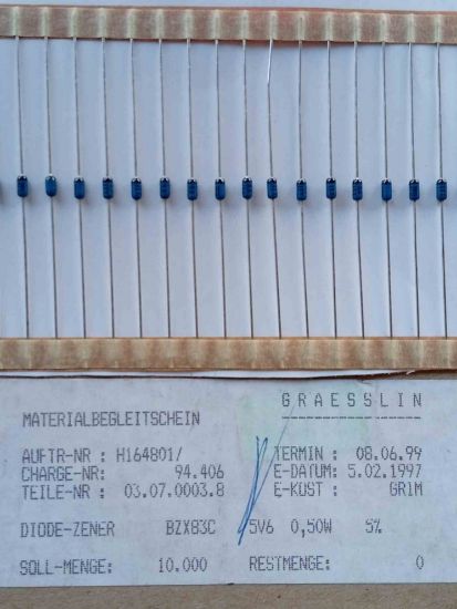 BZX 83C5V6 5.6V 0.5W ITT DİYOT resmi