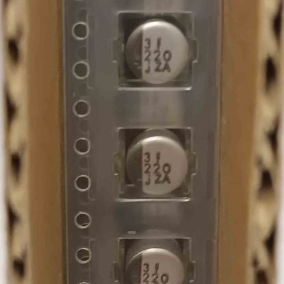 1612RMZA6.3VC220M 220MF 6.3V 6.3X6.1 NİPPON SMD KONDANSATÖR resmi